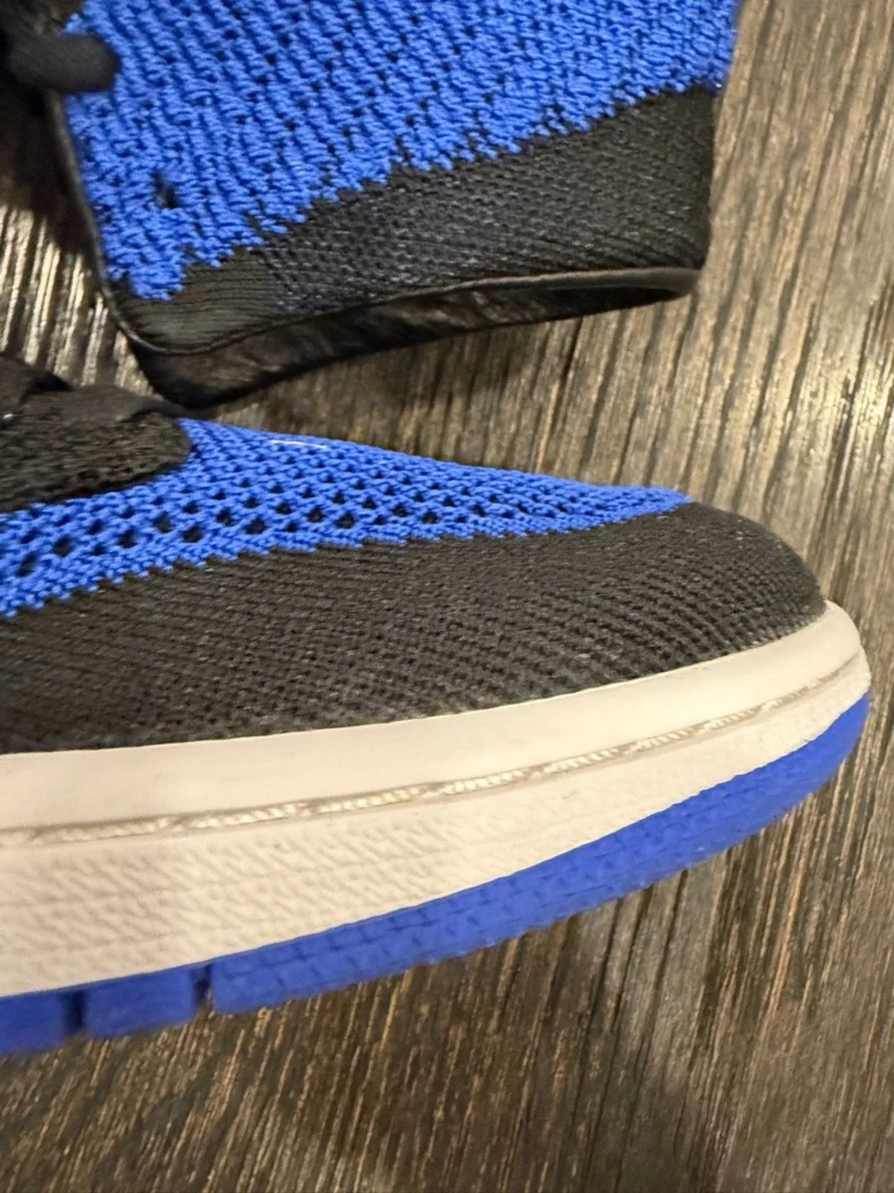 Air Jordan 1 Retro High OG Flyknit “Royal” - Men’s Size 10 - Picture 3 of 11